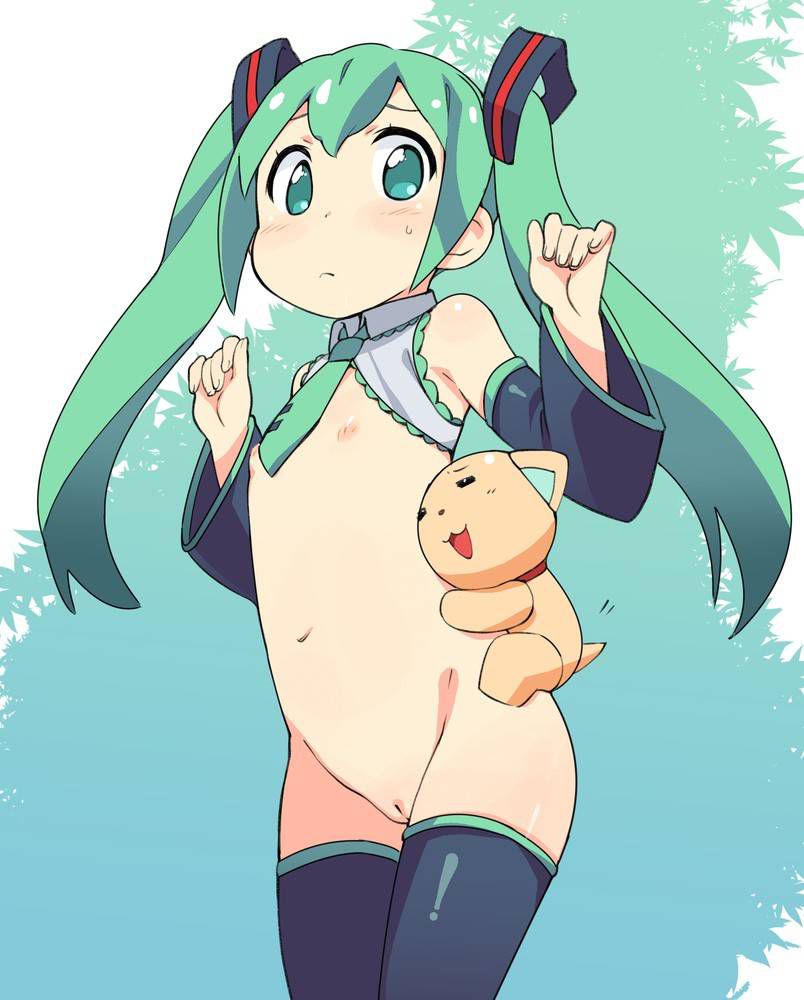 Hatsune miku hope to get new songs, we'll post erotic pictures of hatsune miku! 4