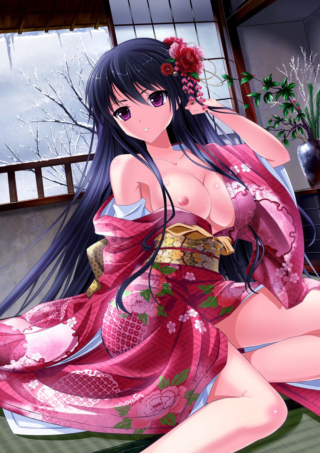 Naughty erotic images of two-dimensional kimono-clad women! 50 sheets (06/27) 39