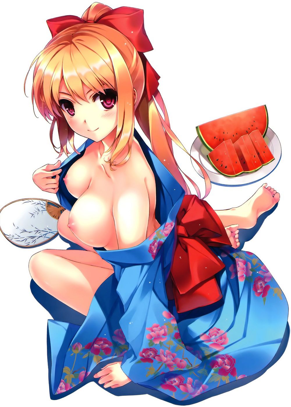 Find erotic images of 2-d girl dressed in yukata and kimono Part2 (29 photos) 3