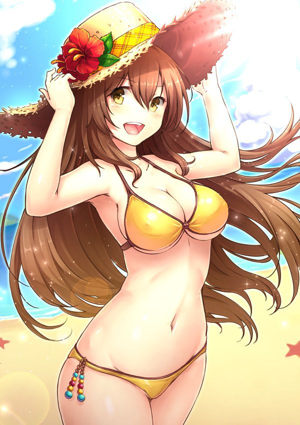 I'm wearing a straw hat 2-d girl image should (32 photos) 11