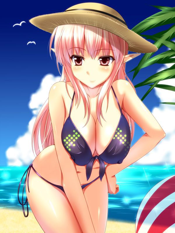 I'm wearing a straw hat 2-d girl image should (32 photos) 26