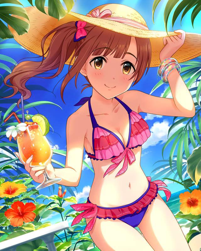 I'm wearing a straw hat 2-d girl image should (32 photos) 3