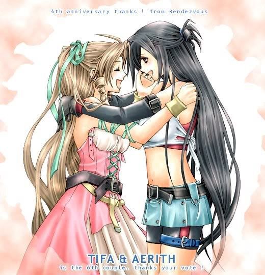 [2次] That remake FF7 even then again look at sexual TIFA, Aerith and yuffie 48