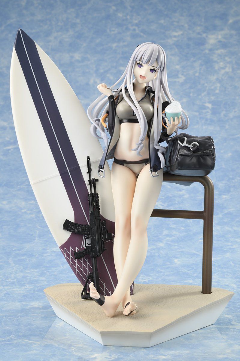 "Dolls Frontline" AK-12's boob and thigh erotic figure in a tight swimsuit! 3