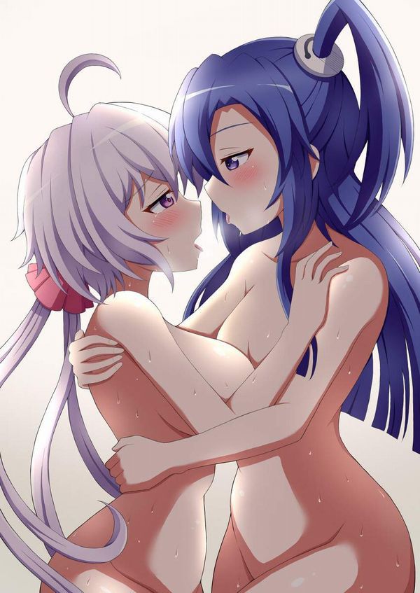 【Secondary erotica】 Here is a skimpy lesbian image of girls hugging each other naked 1