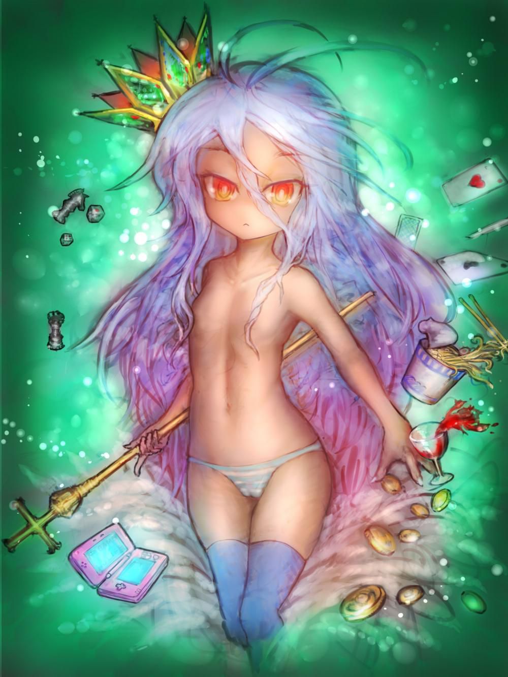 Play nolife white erotic images 40 cards [No Game No Life] 39