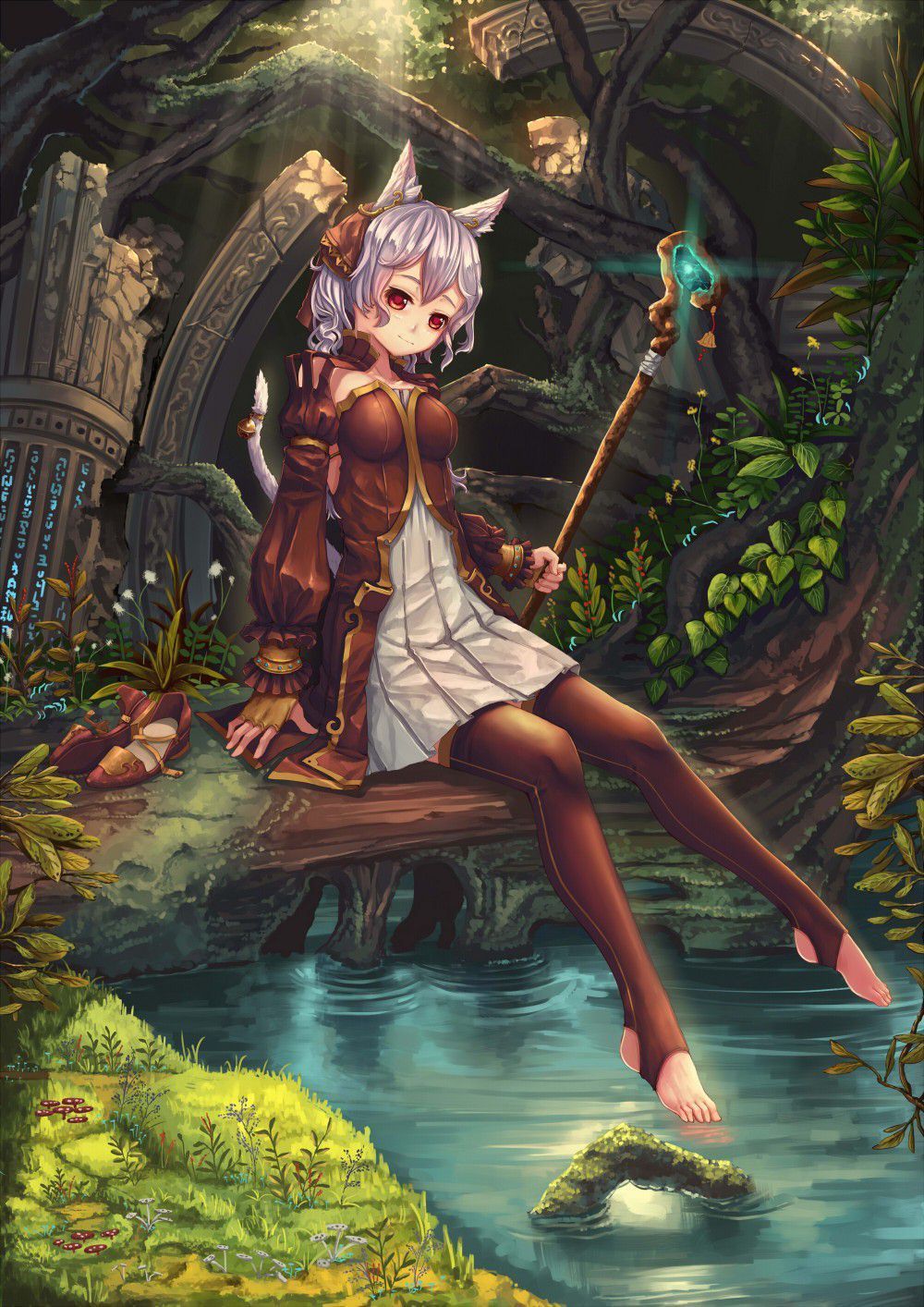 Secondary image of girl with animal ears 20