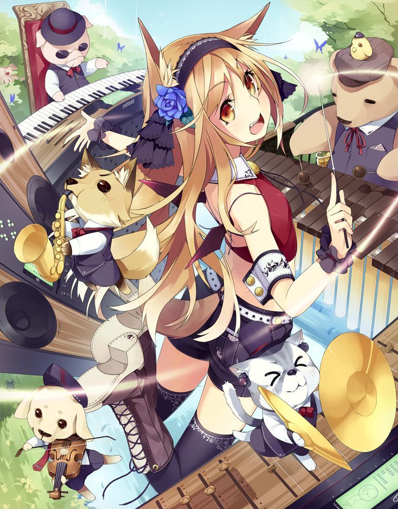 Secondary image of girl with animal ears 51