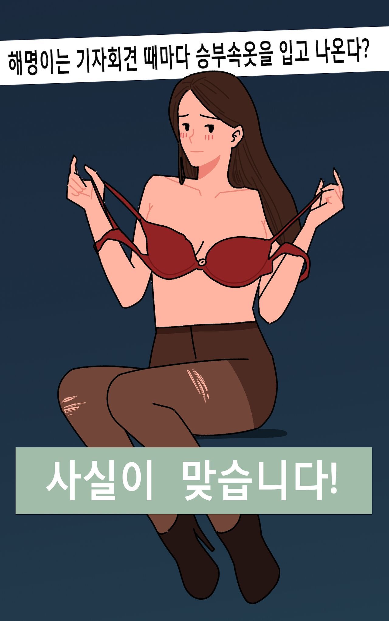 Dot eyes, It's NOT true!, "That art style" (South Korean propaganda, meme and Satire) 점눈깔, 사실이 아닙니다!, 해명이, "그 그림체" 21