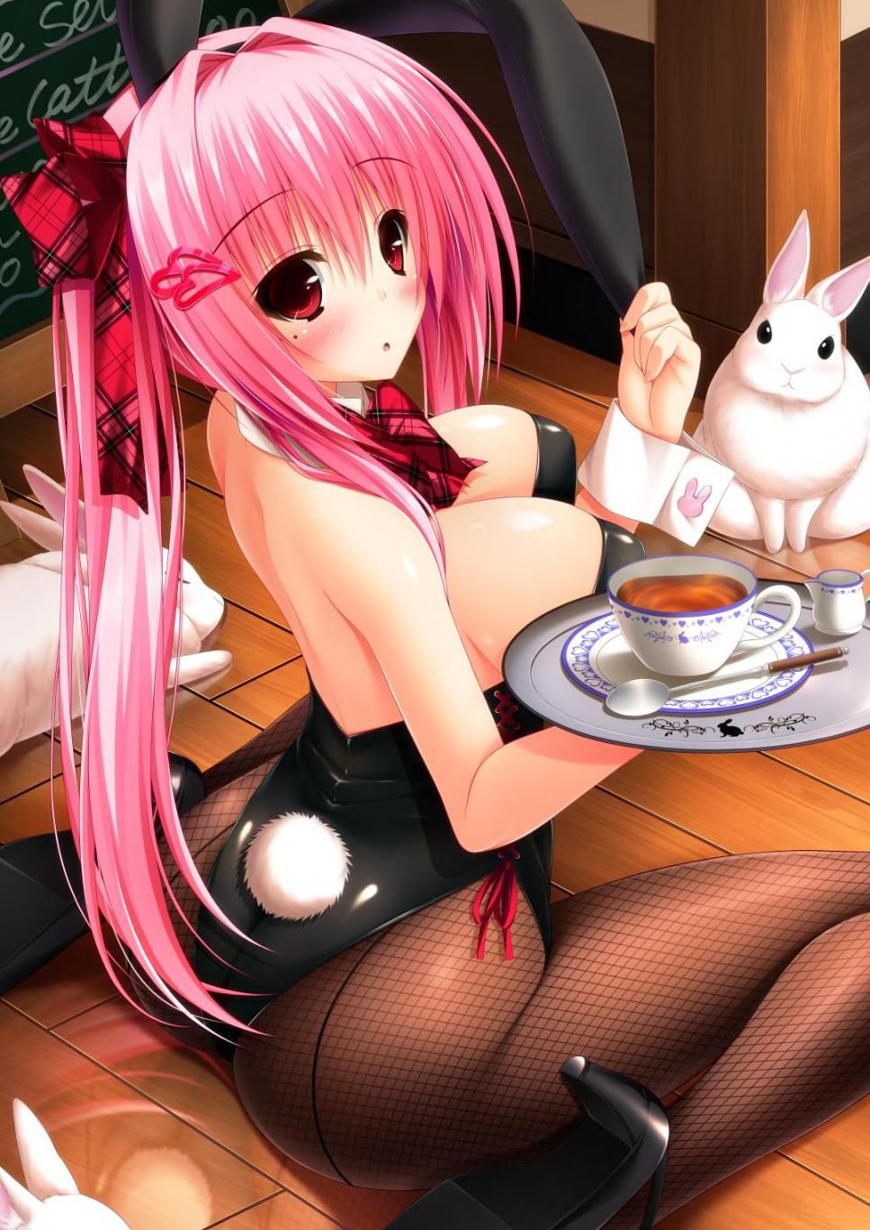 【Secondary Erotic】 Here is an erotic image of a girl dressed in a bunny girl costume that stands out for the eroticism of buttocks and 25