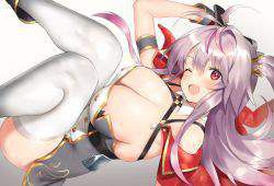 If you want to see the H of Azure Lane, here it is. Is this heaven? 4