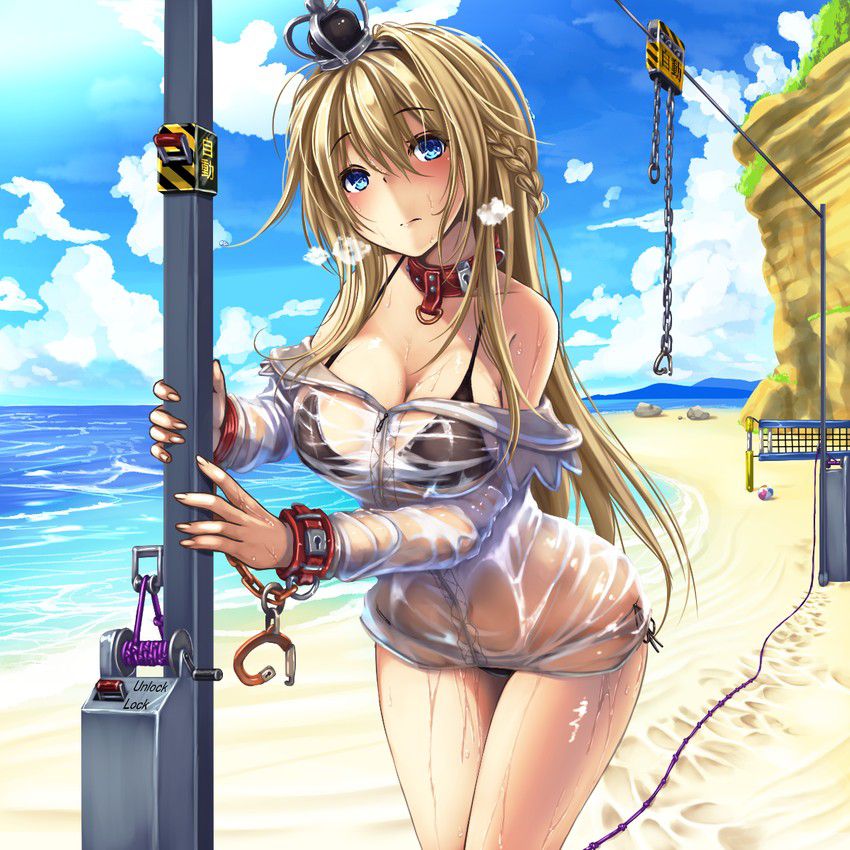 【Fleet Kokusho】 Immediately pull out with an erotic image of the boob that you want to suck on the warspite! 9