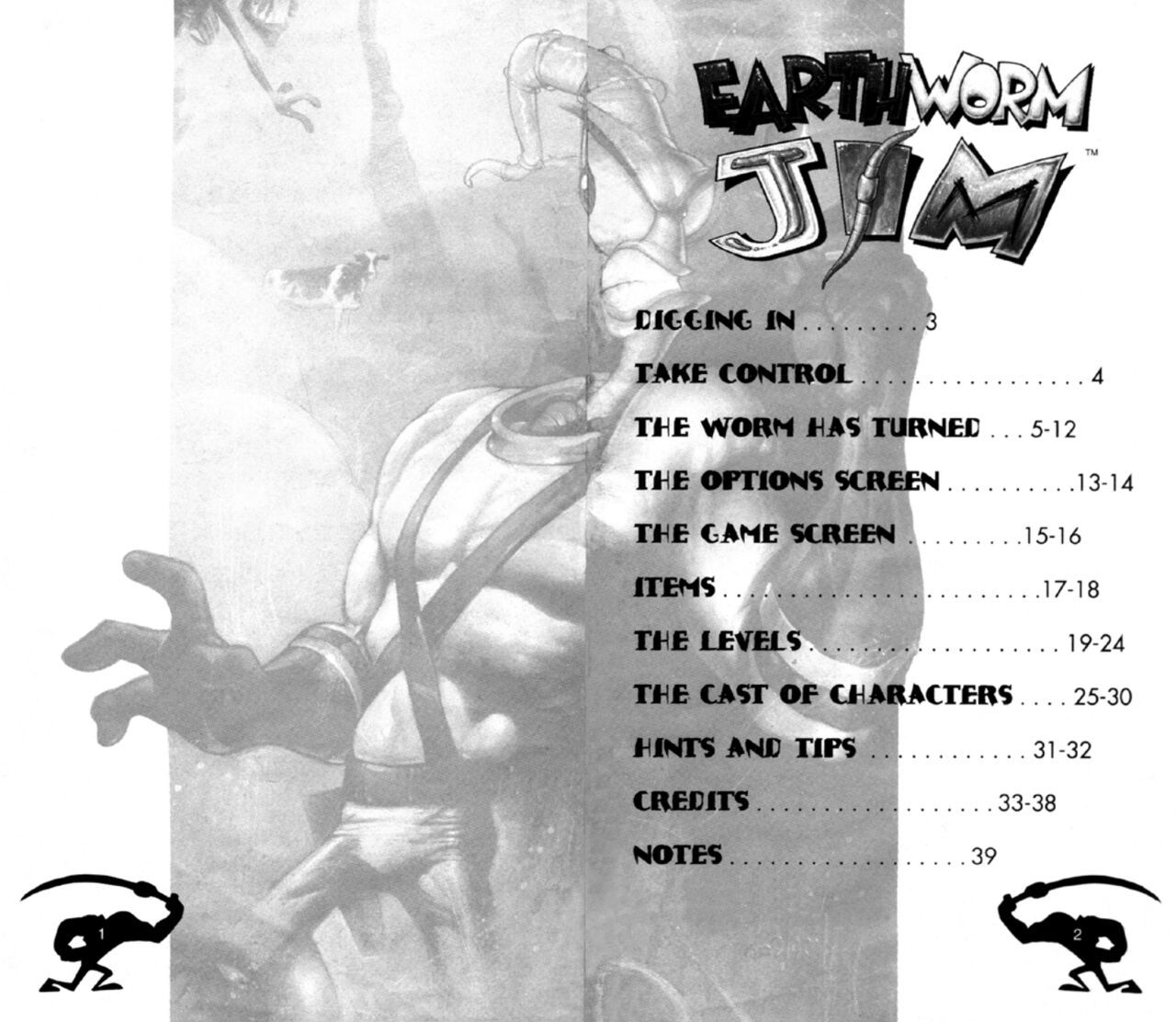 Earthworm Jim 1 And 2 Manuals 3