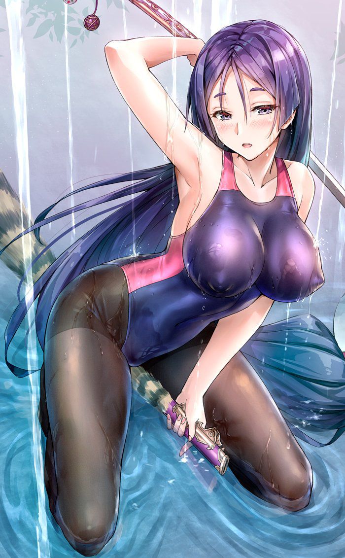 【Erotic Anime Summary】 Beautiful women and beautiful girls wearing pantyhose and swimsuits and squirts 【Secondary erotic】 16