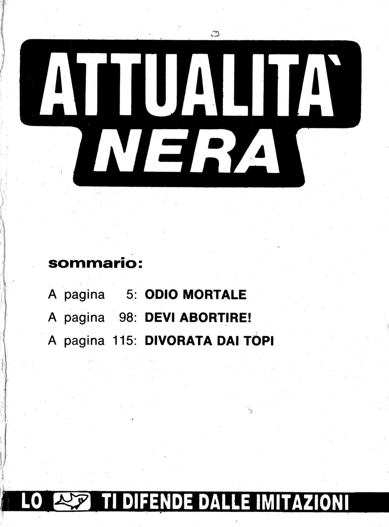 Attualita Nera 14 - Odio Mortale [Italian] 3