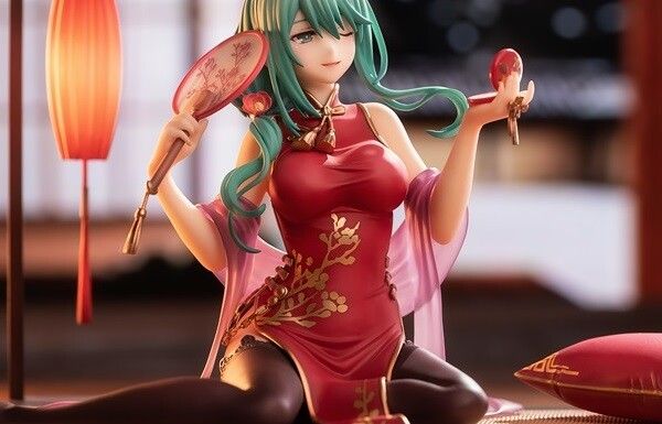 Date a Live Erotic figure in a cheongsam with erotic of the seven sins sticking out 1