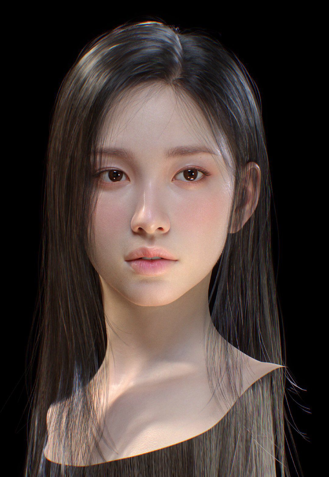 【Good news】Beautiful girl in 3DCG finally becomes indistinguishable from human 1