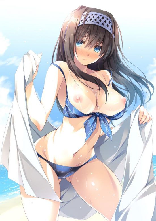 【Secondary erotica】A girl in a swimsuit who has a girl's personality and gets an erection just by looking at it 2