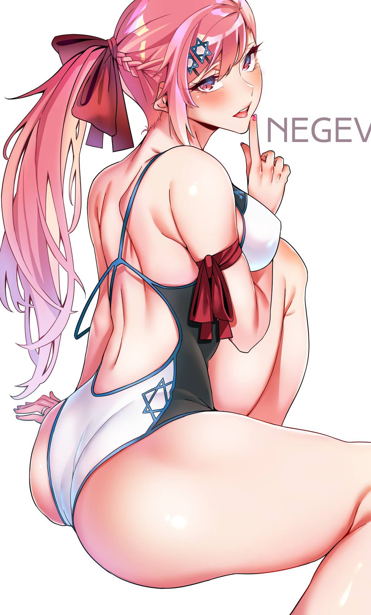 【Dolls Frontline】 Cute erotica image summary that comes out with the negev ehchi 17