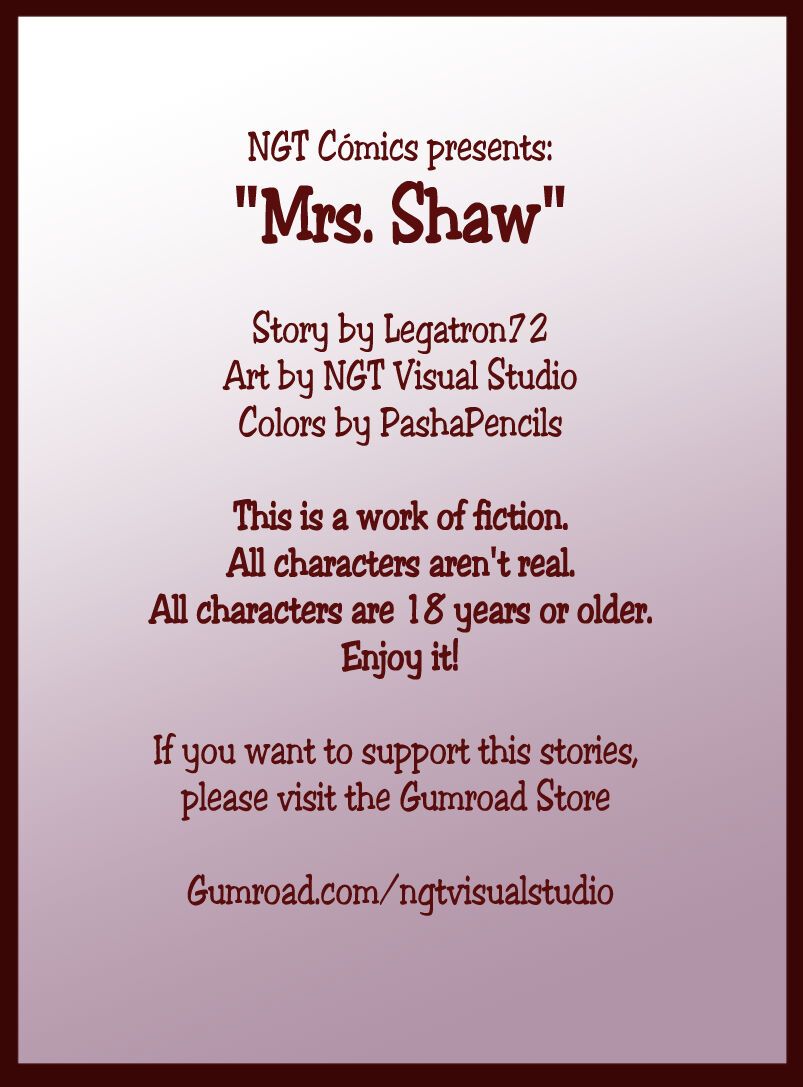 NGT Cómics01 - Mrs. Shaw (Ongoing) NGT Cómics01 - Mrs. Shaw (Ongoing) 2