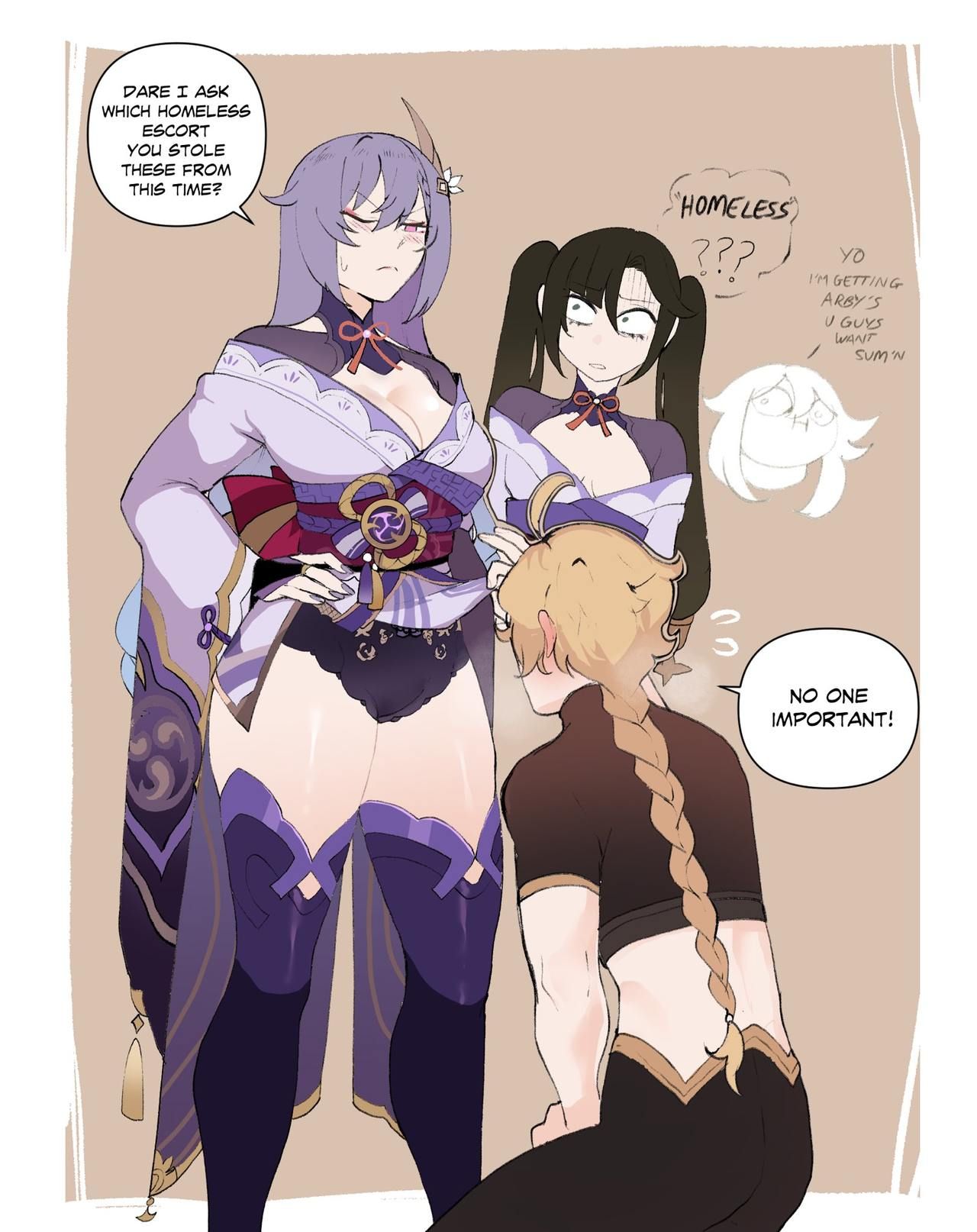 (Thiccwithaq | Nyantcha) Aether x Keqing (Genshin Impact) [English] 28