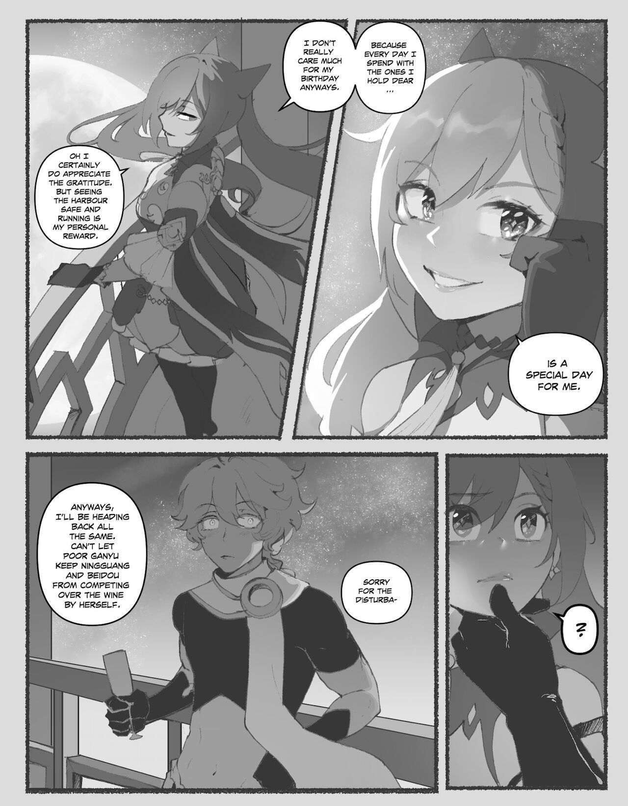 (Thiccwithaq | Nyantcha) Aether x Keqing (Genshin Impact) [English] 43