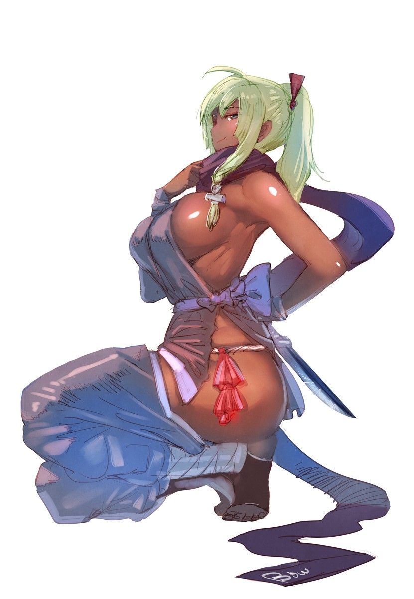 【Secondary Erotic】 Erotic image summary of Kunoichi, an ecchi female ninja wearing a skimpy costume 13