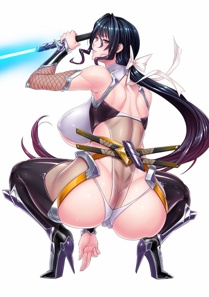 【Secondary Erotic】 Erotic image summary of Kunoichi, an ecchi female ninja wearing a skimpy costume 8