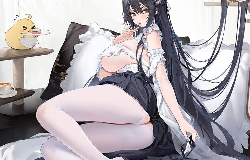Azure Lane Erotic costumes such as a maid with an insanely ass and whiplash 1