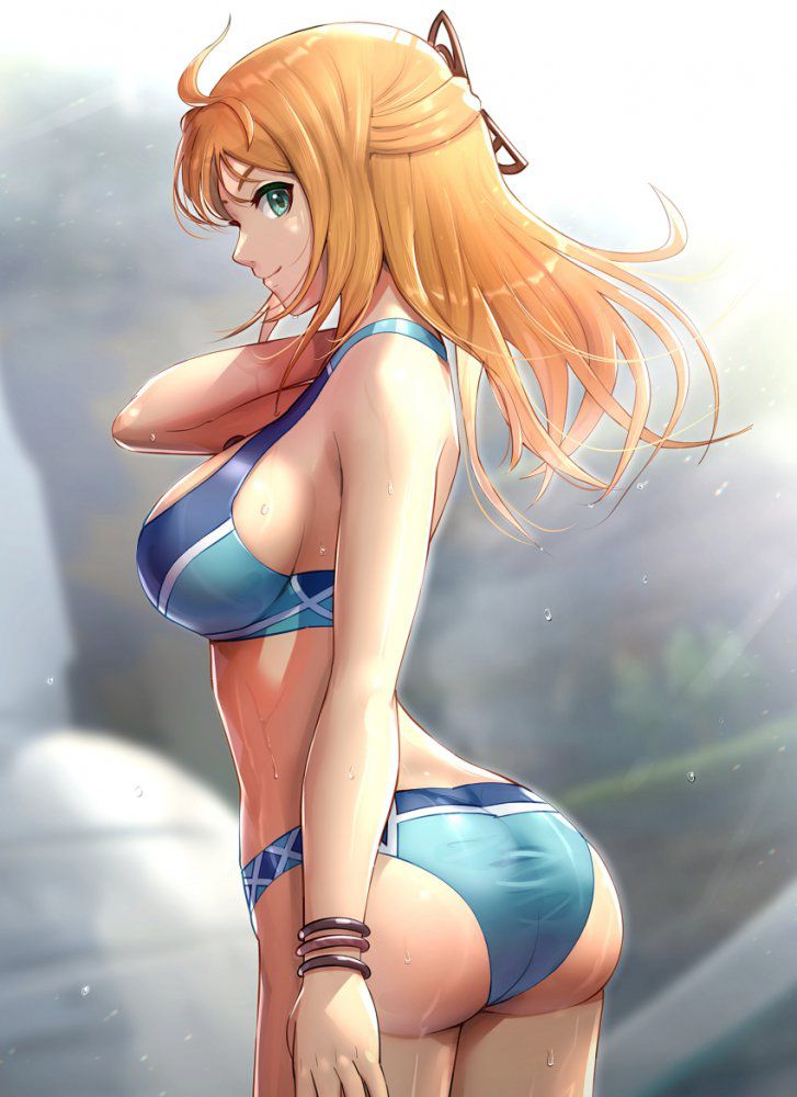 Two-dimensional erotic images of swimsuits. 9