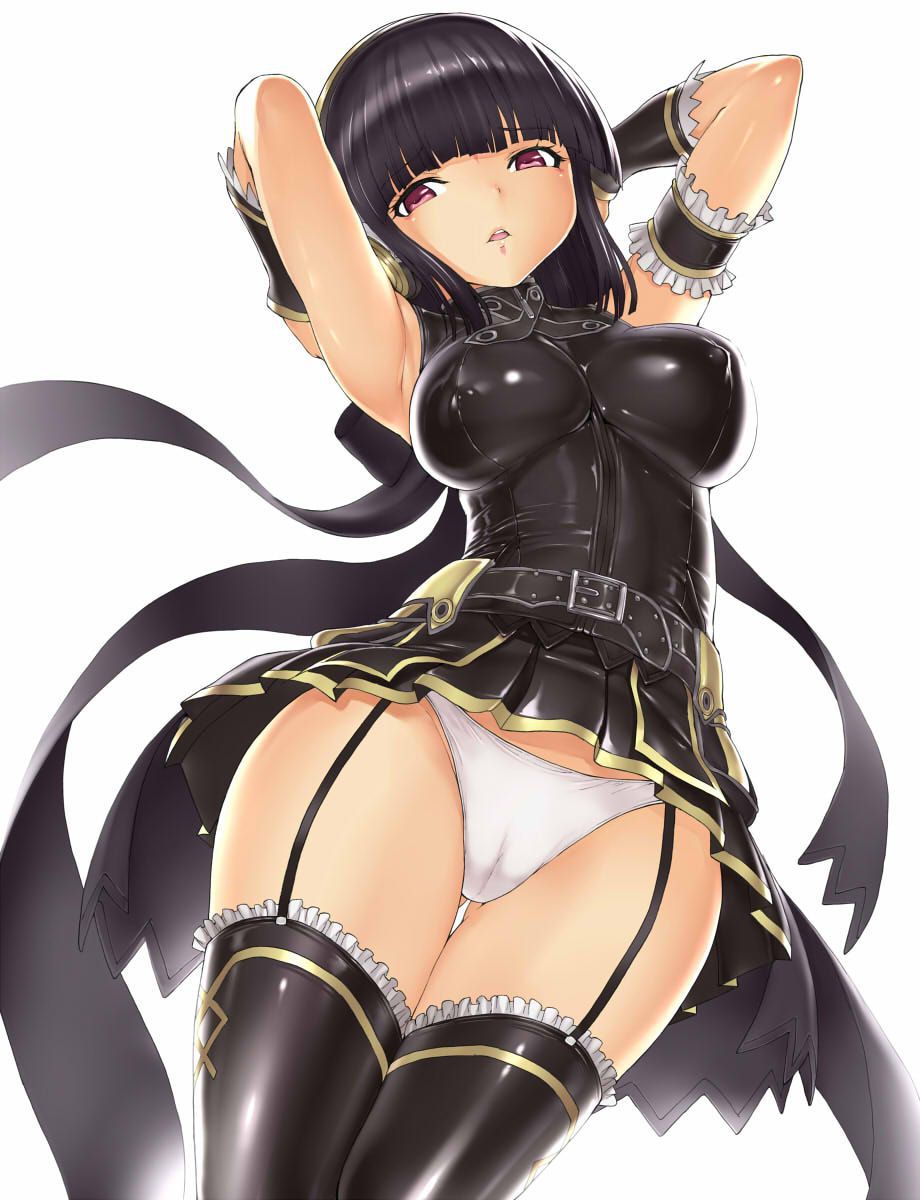These amazing thighs...! A mysterious two-dimensional erotic image that makes you 100 times more just by having a garter belt 9