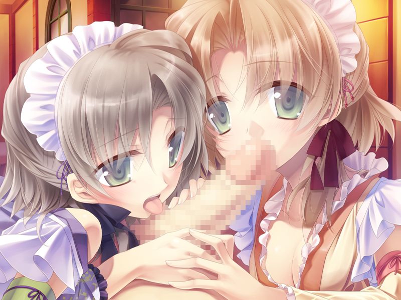【Erotic Anime Summary】 Munching on your dick!! Erotic image of double fellatio [secondary erotic] 15