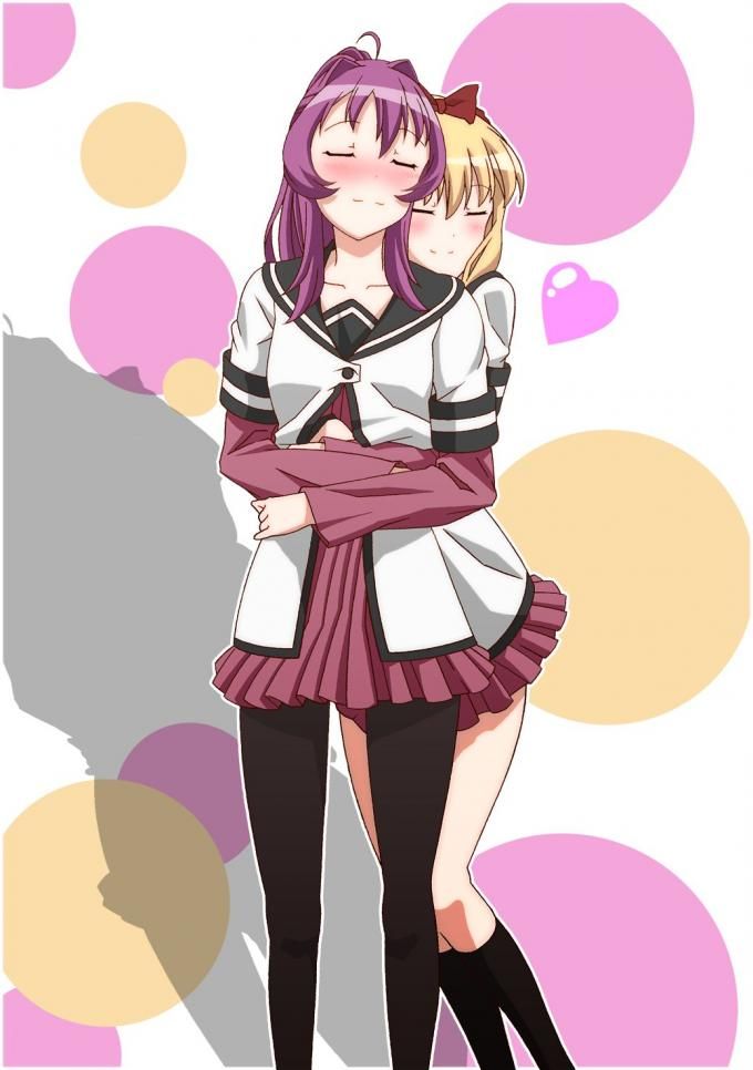 Rainbow erotic image of Yuru Yuri 12