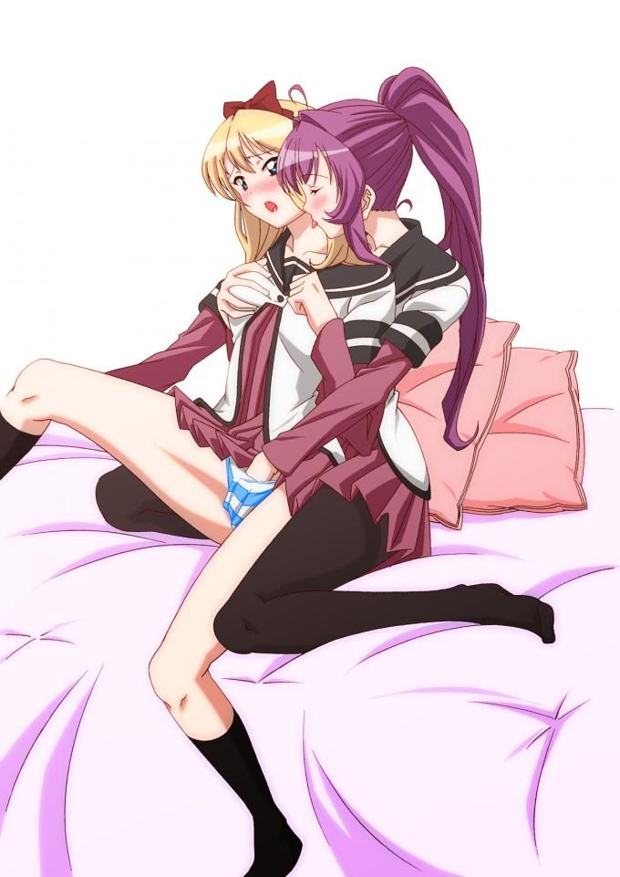 Rainbow erotic image of Yuru Yuri 14