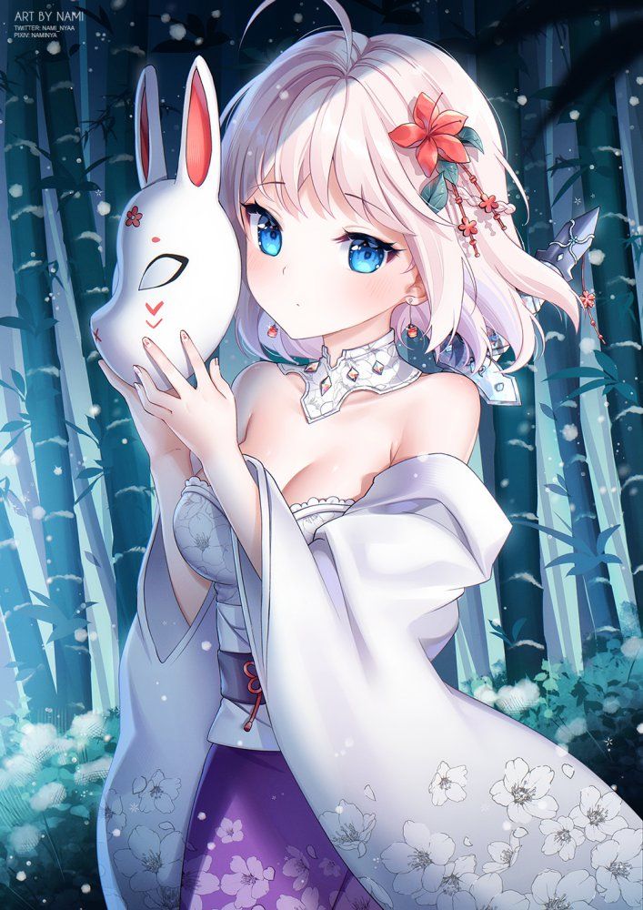 【Secondary】Silver-haired and white-haired girl image Part 26 29