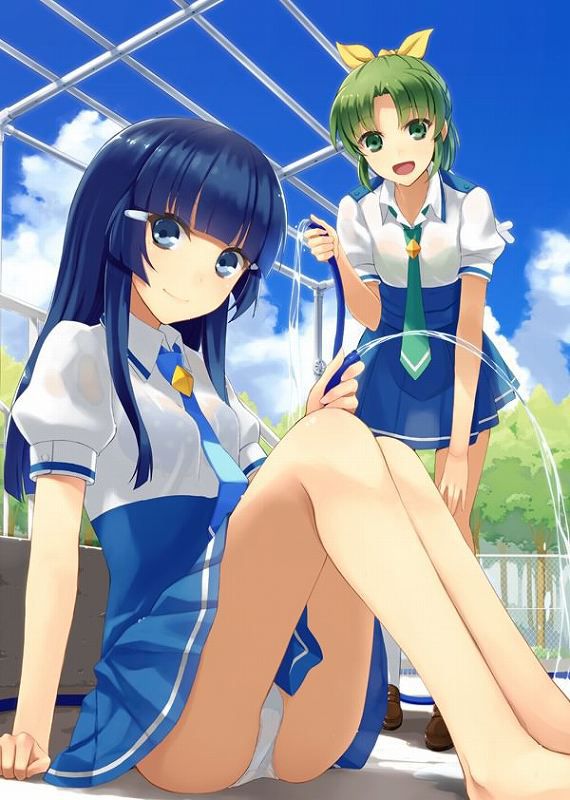 【Erotic Anime Summary】 Erotic image of a girl who is wet and her underwear can be seen through the top of her clothes 【Secondary erotic】 17