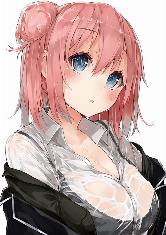 【Erotic Anime Summary】 Erotic image of a girl who is wet and her underwear can be seen through the top of her clothes 【Secondary erotic】 24
