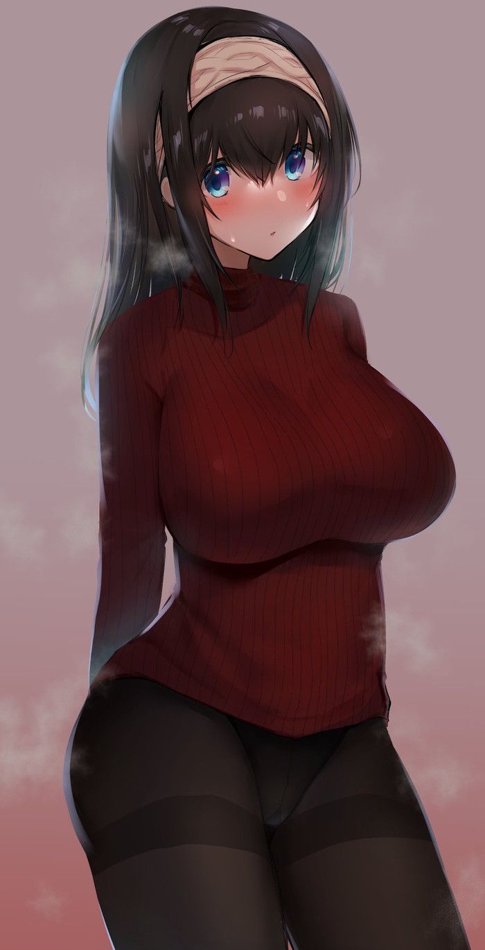 【Secondary】Erotic image of wearing a sweater and knitted that look like a gun Part 2 21