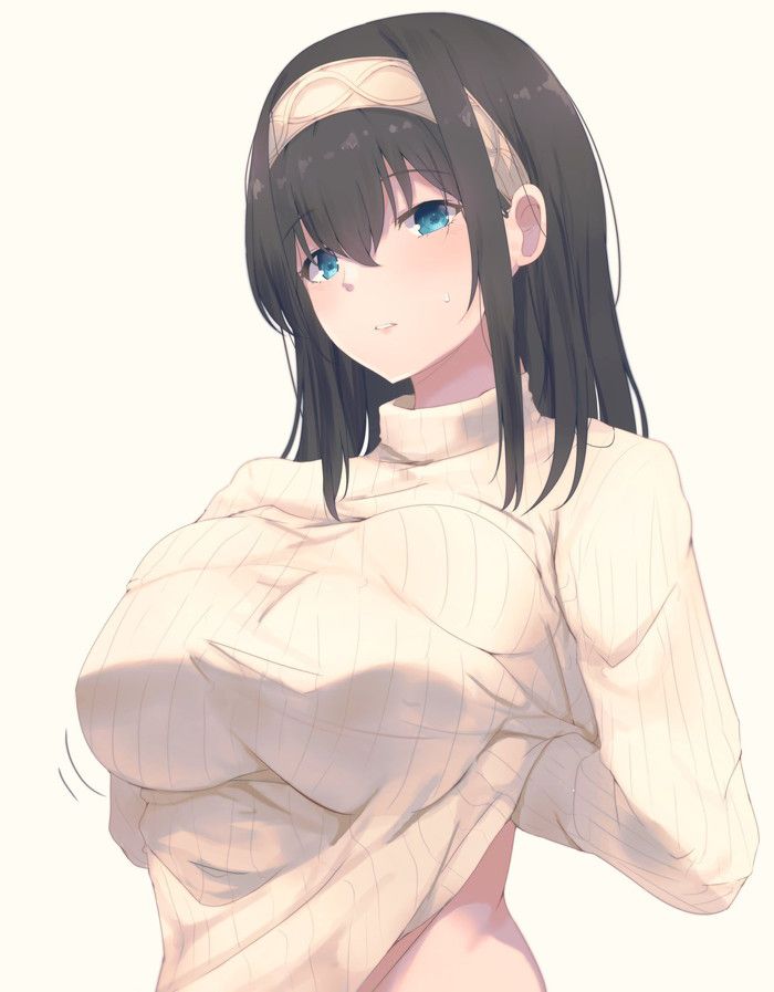 【Secondary】Erotic image of wearing a sweater and knitted that look like a gun Part 2 27