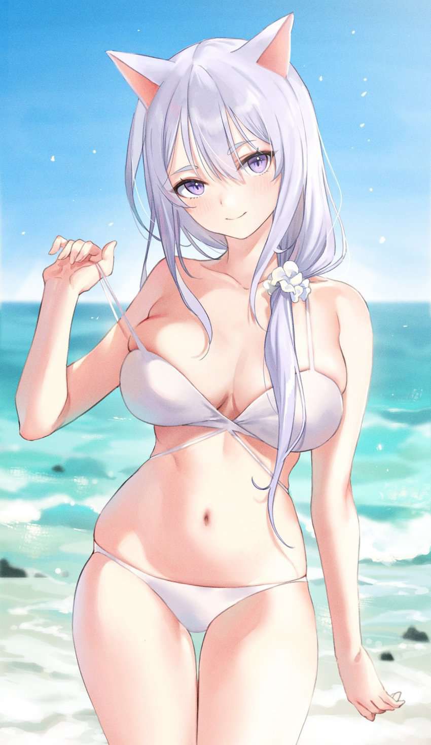 【Sea Story】Secondary erotic image of busty bikini with wind and clouds 11