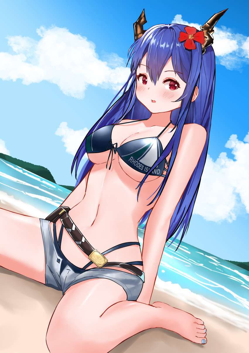 【Sea Story】Secondary erotic image of busty bikini with wind and clouds 12