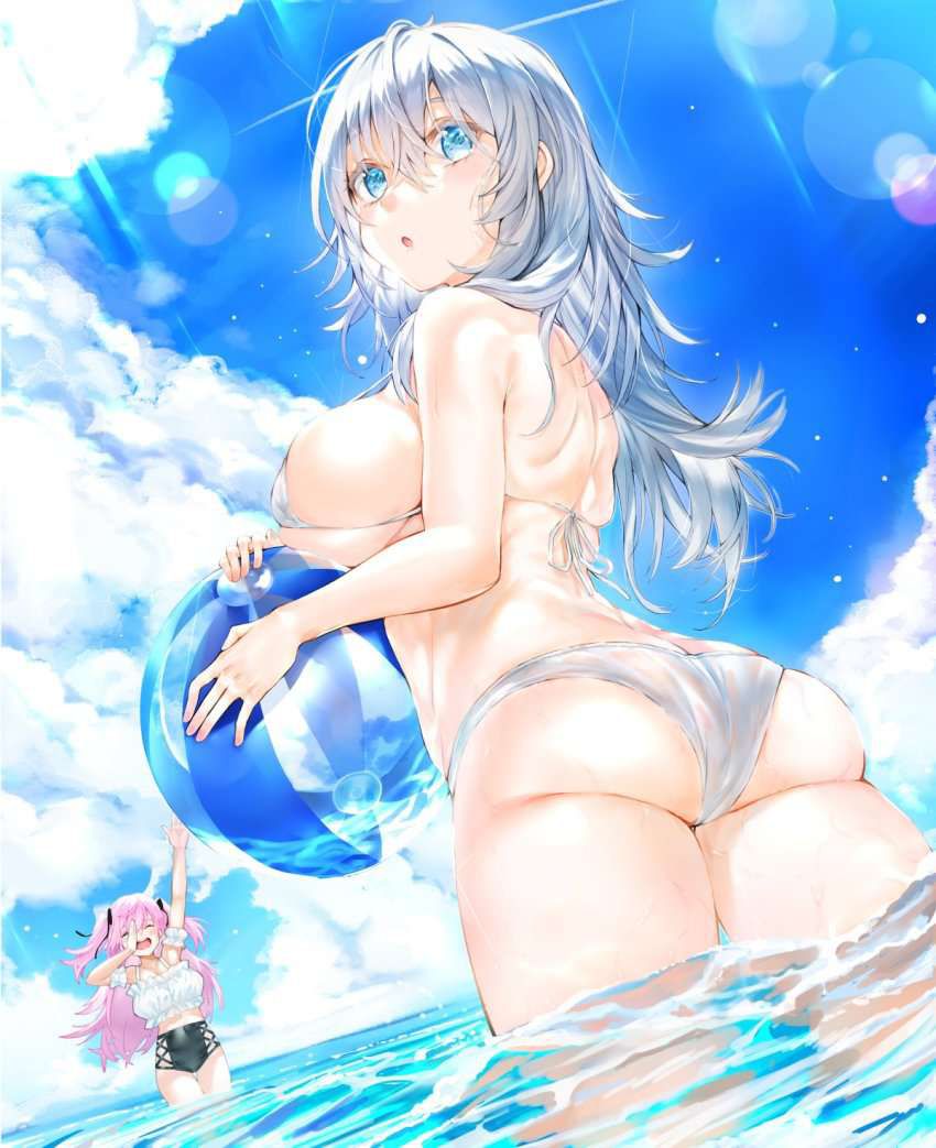 【Sea Story】Secondary erotic image of busty bikini with wind and clouds 15