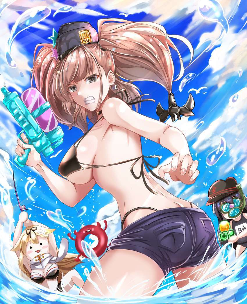 【Sea Story】Secondary erotic image of busty bikini with wind and clouds 23