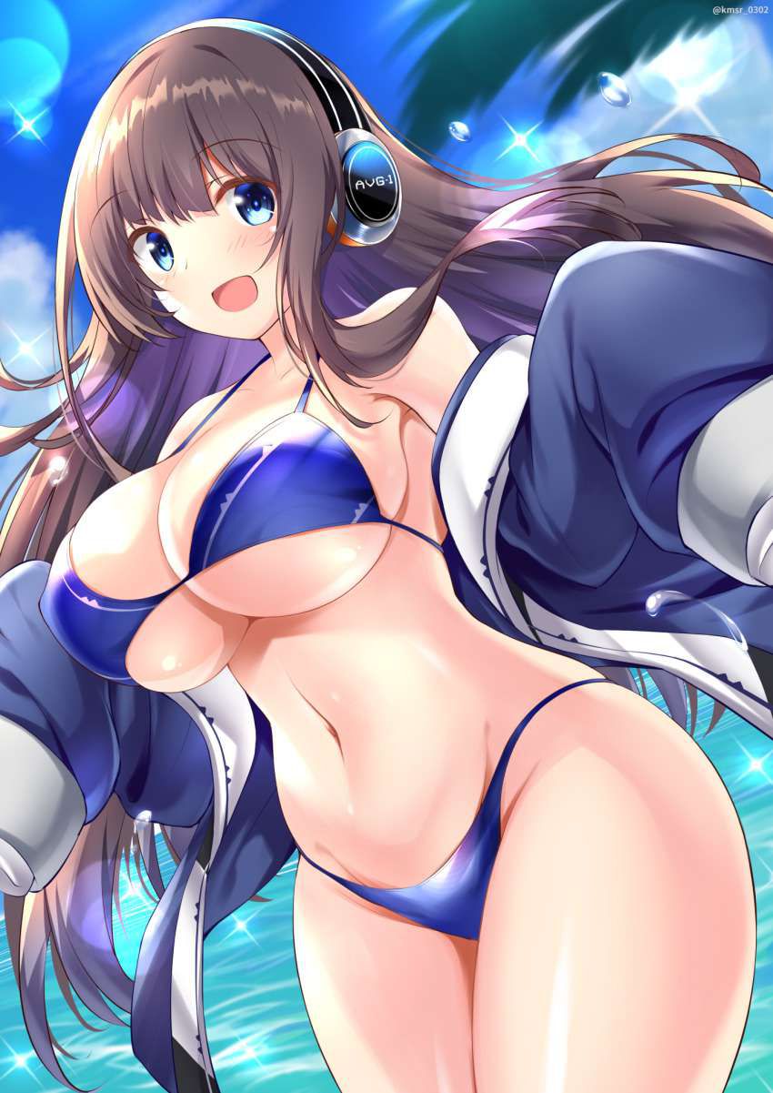 【Sea Story】Secondary erotic image of busty bikini with wind and clouds 25