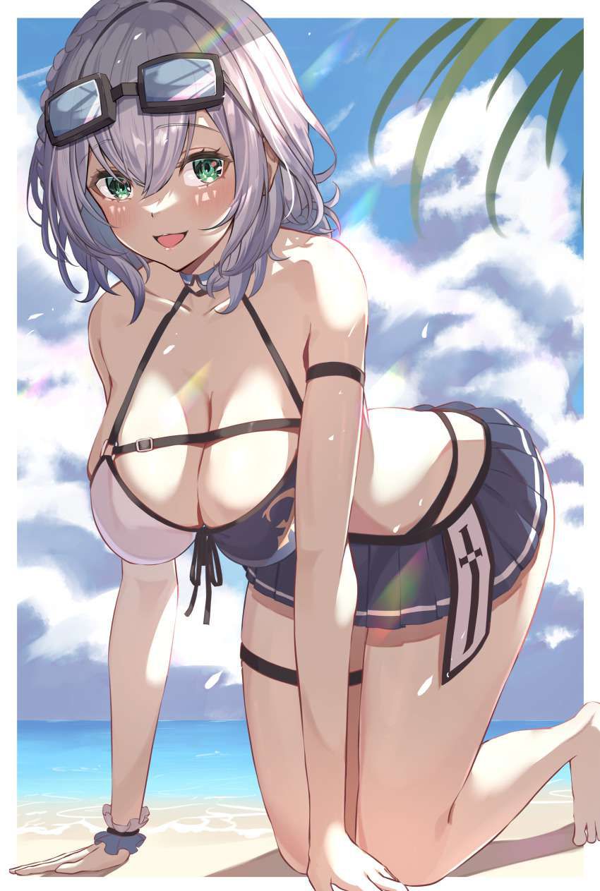 【Sea Story】Secondary erotic image of busty bikini with wind and clouds 27