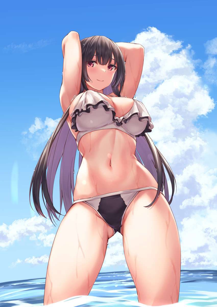 【Sea Story】Secondary erotic image of busty bikini with wind and clouds 31