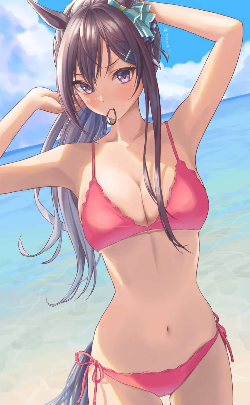 【Sea Story】Secondary erotic image of busty bikini with wind and clouds 32