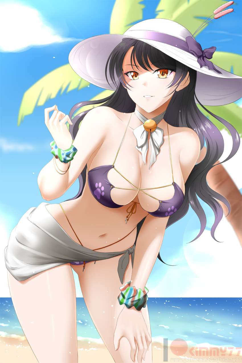 【Sea Story】Secondary erotic image of busty bikini with wind and clouds 36
