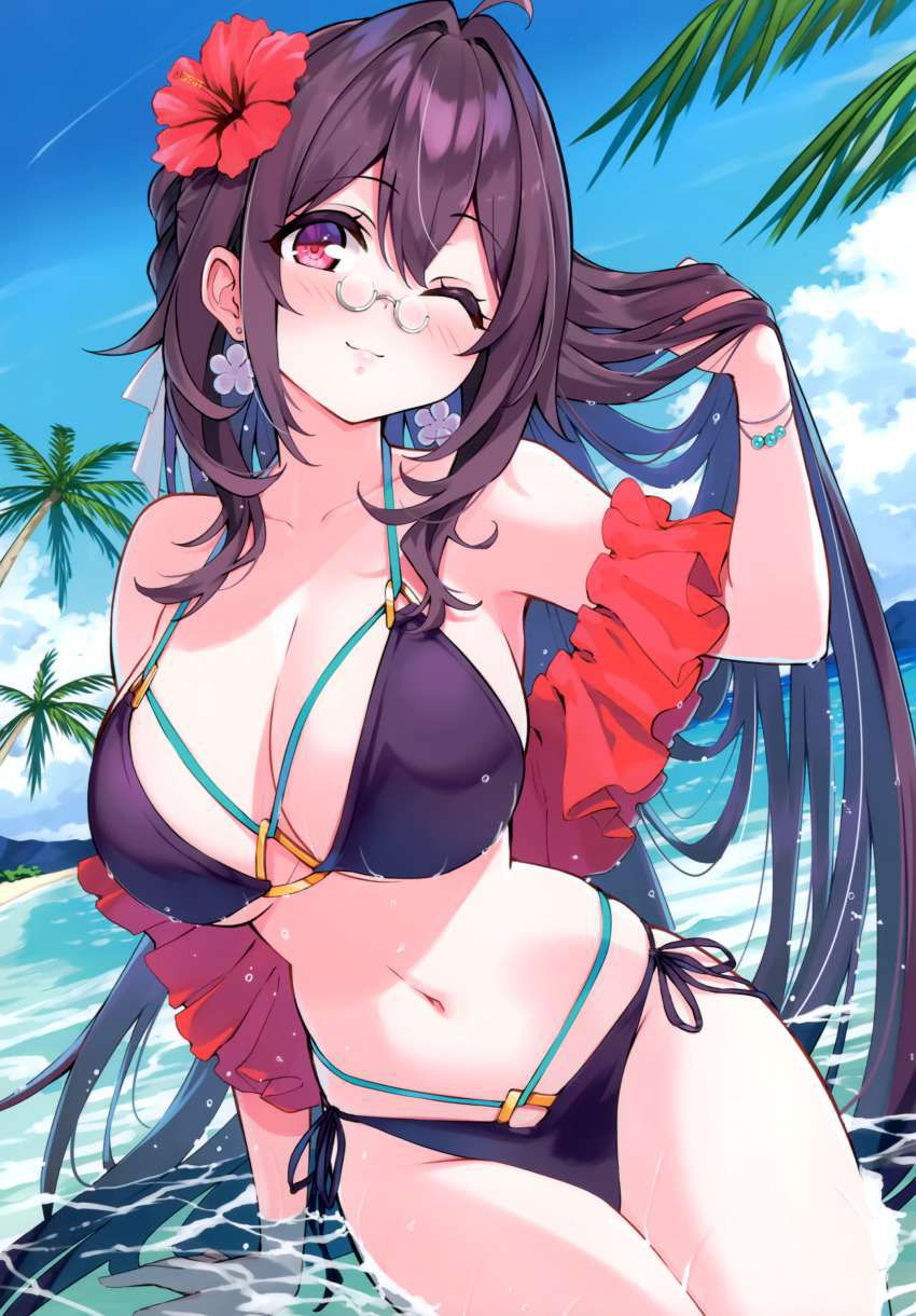 【Sea Story】Secondary erotic image of busty bikini with wind and clouds 38