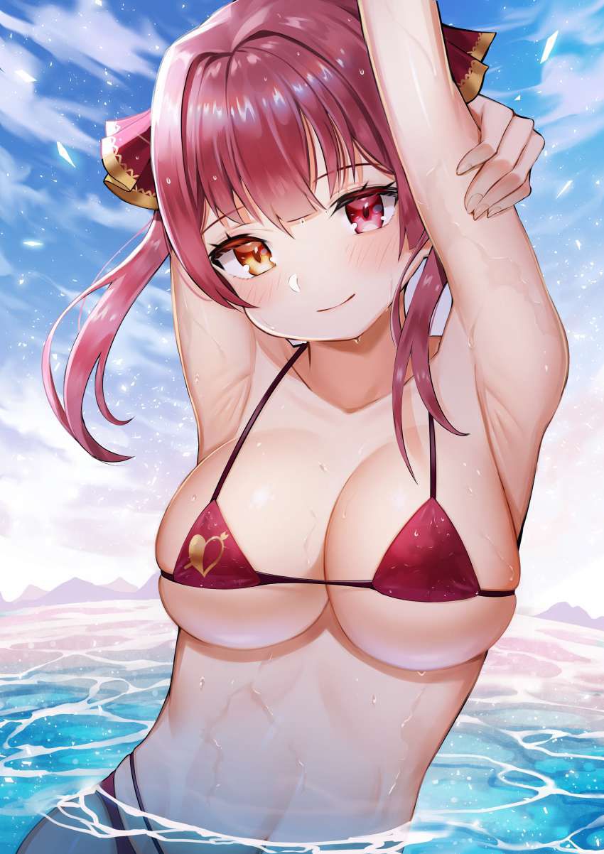 【Sea Story】Secondary erotic image of busty bikini with wind and clouds 5